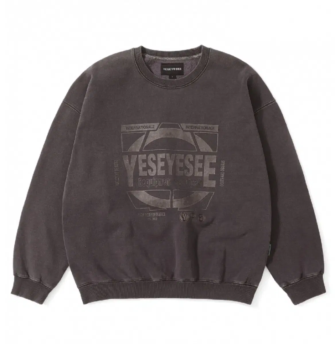 예스아이씨 International Sweatshirt Gun Metal